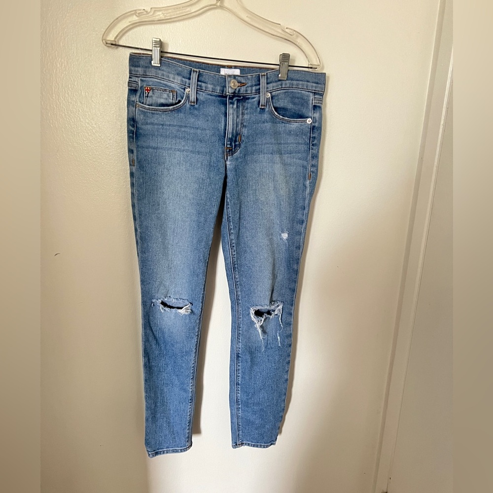 Hudson women’s Size 27 Light Tampa Wash Krista Super Skinny Ankle Denim jeans